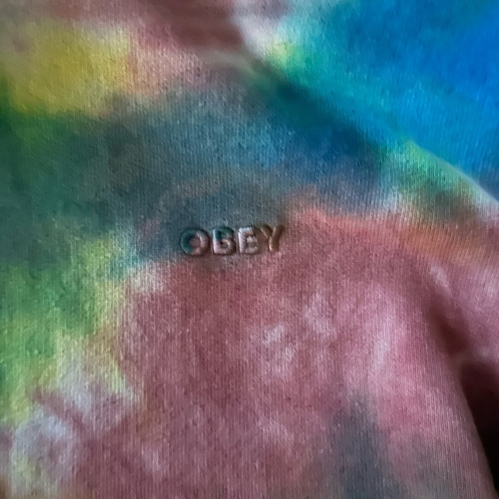 NWOT Obey Tye die hoodie